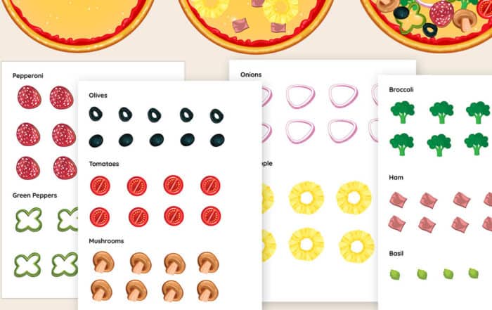 free kids printables make a pizza diy kids project