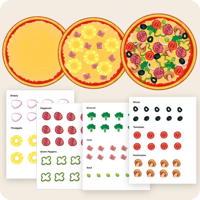 make a pizza craft