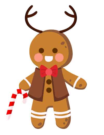 free craft gingerbread man