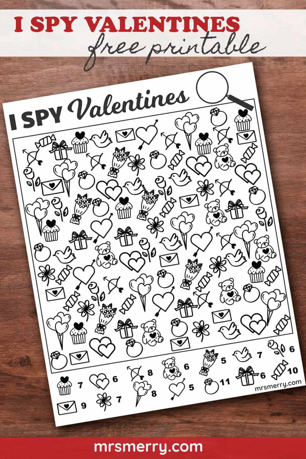 free printable valentine's day activity