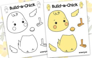 free printable build a chick activity