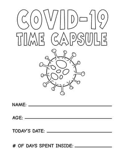 free covid 19 kids time capsule