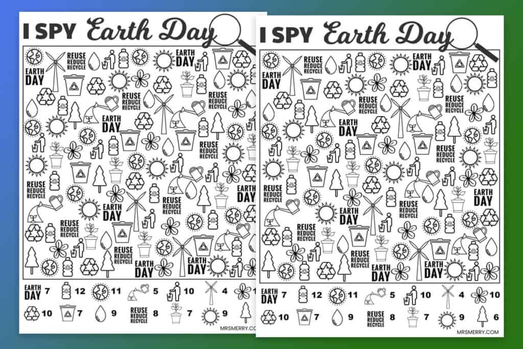 earth day activity free worksheet for elementary students