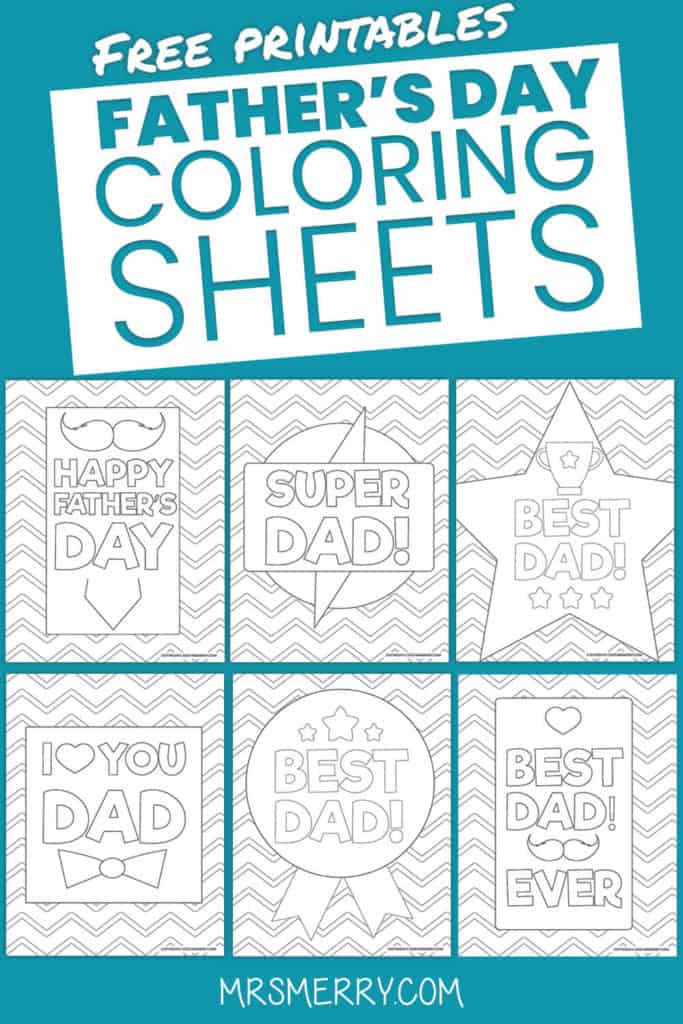 father's day coloring sheets pinterest free dad gift ideas