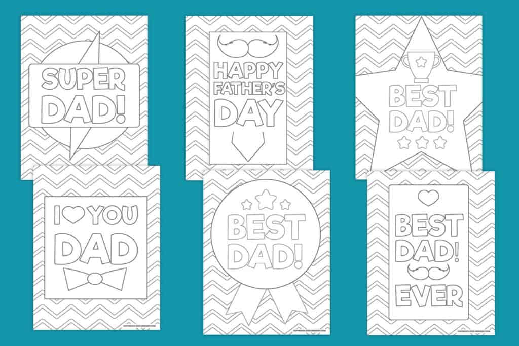 free printables father's day coloring sheets
