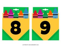 free back to school banner numbers 8 and 9
