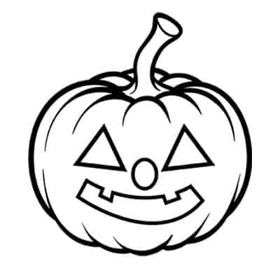 build a pumpkin halloween activity