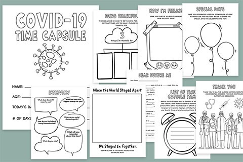 covid-19 kids activity free worksheets for students