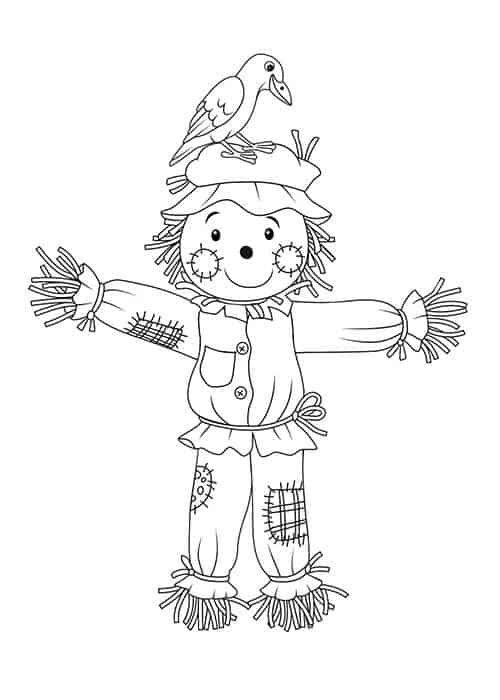free scarecrow craft for kids