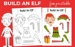 free printable build an elf template