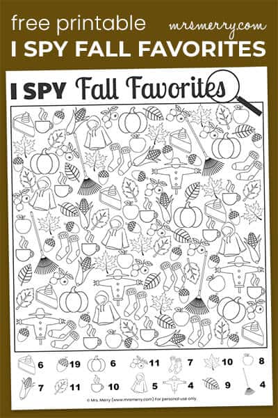 free printable i spy thanksgiving preschool activity