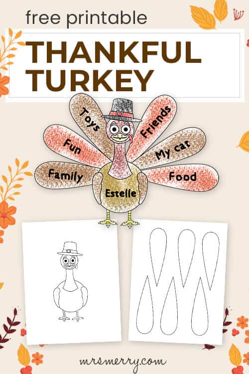free printable thanksgiving craft for preschoolers