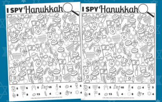 hanukkah games for kids eye spy hanukkah