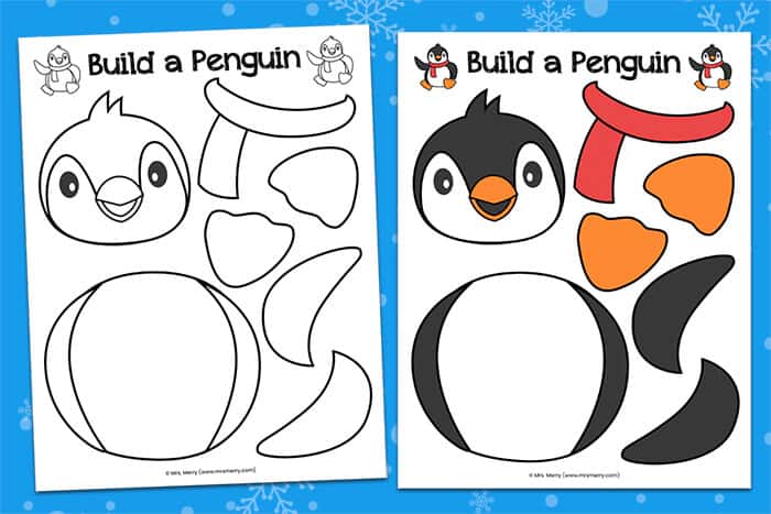 make a penguin craft preschool activity