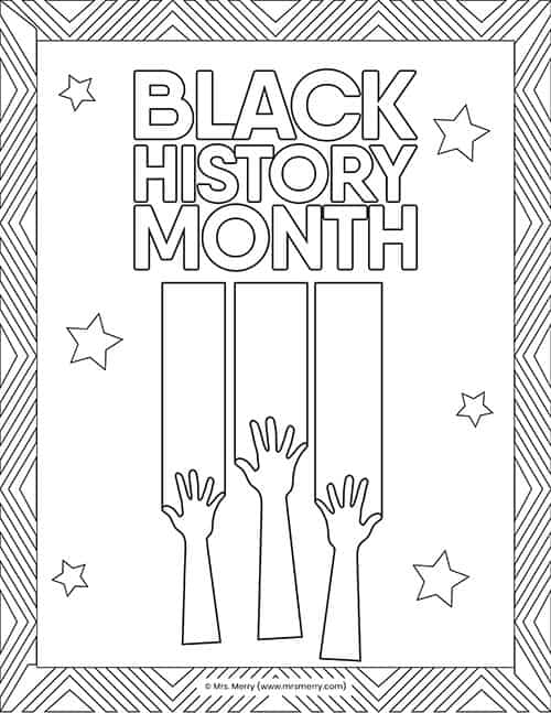 black history month free printable activities for kids