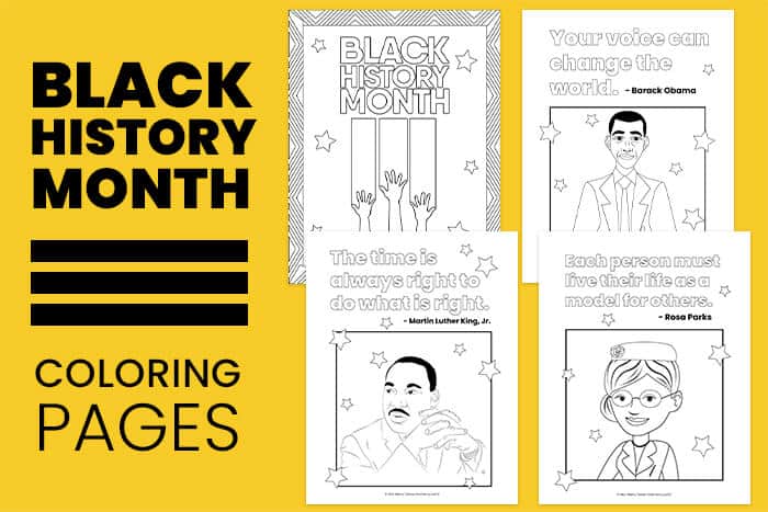 black history month people coloring pages