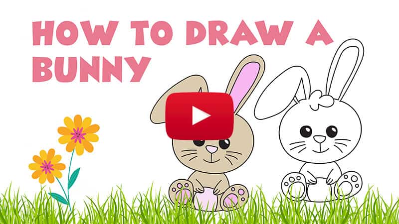 instructions on how to draw a bunny