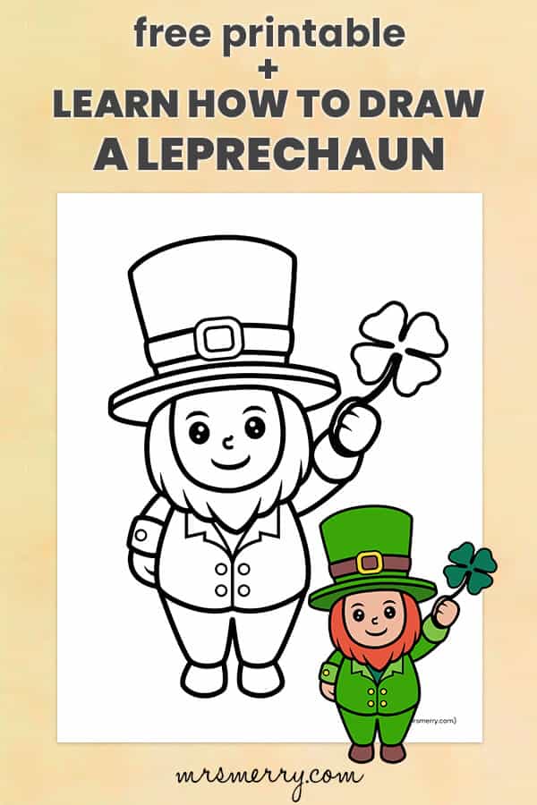 learn how to draw a leprechaun youtube tutorial