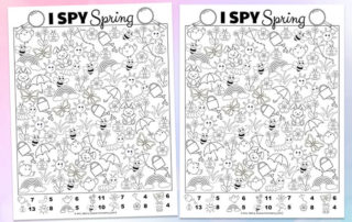 i spy game for preschoolers spring activities