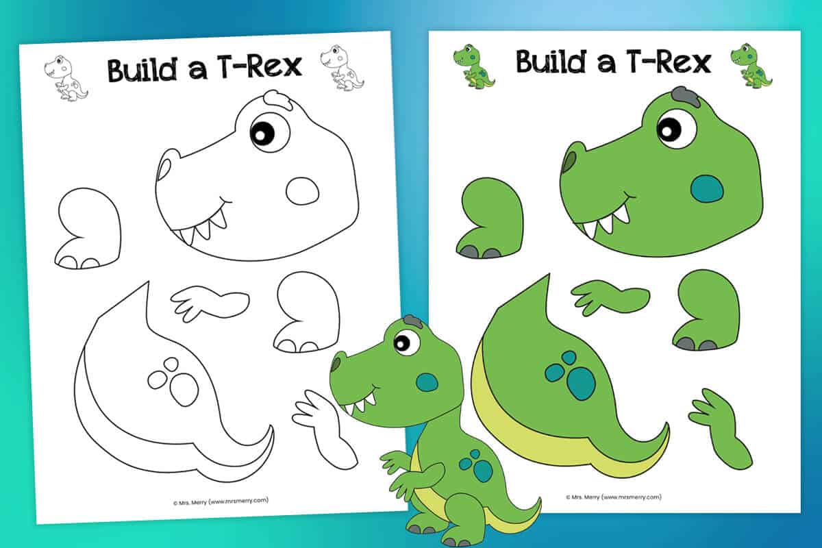 how to make a dinosaur - build a t-rex
