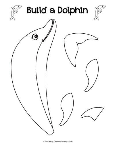 make a dolphin kindergarten activity