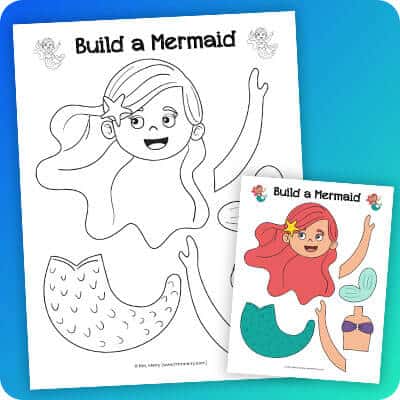 sea animal little mermaid craft