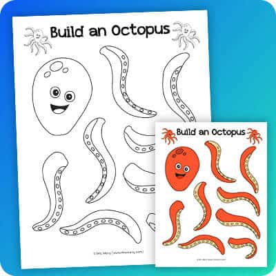 marine life octopus craft for kids
