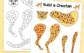 cheetah craft for kids free printable