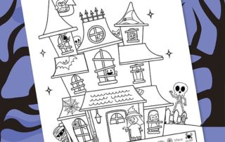 seek and find haunted house printable