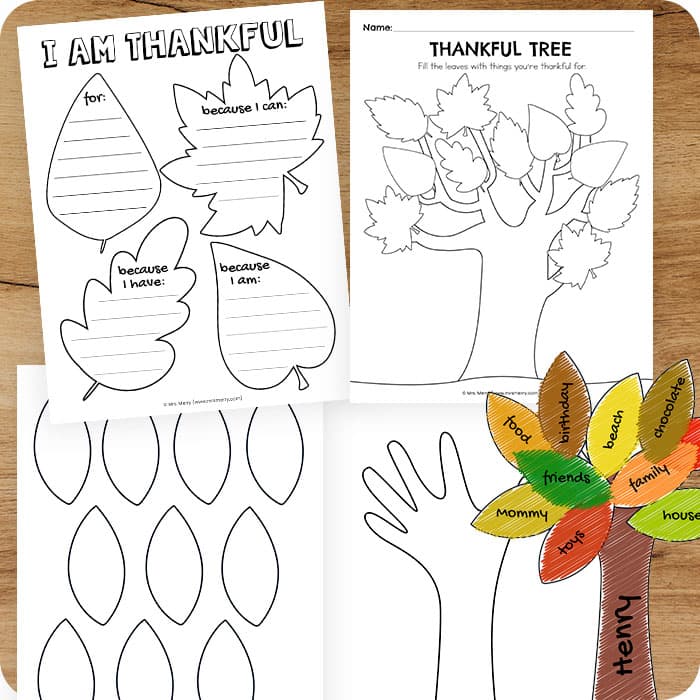 i am thankful tree worksheets printable