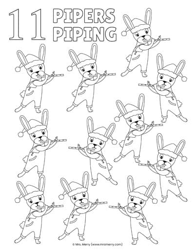 Eleventh Day of Christmas: Eleven Pipers Piping