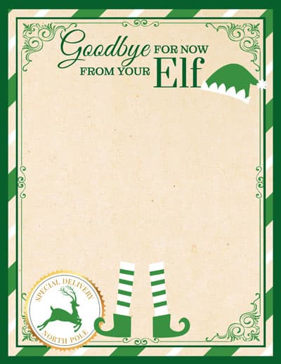 template elf letter printable mrs. merry