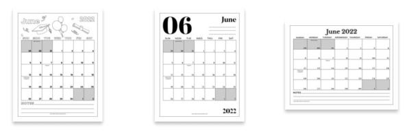 free june 2022 calendar printable mrs merry