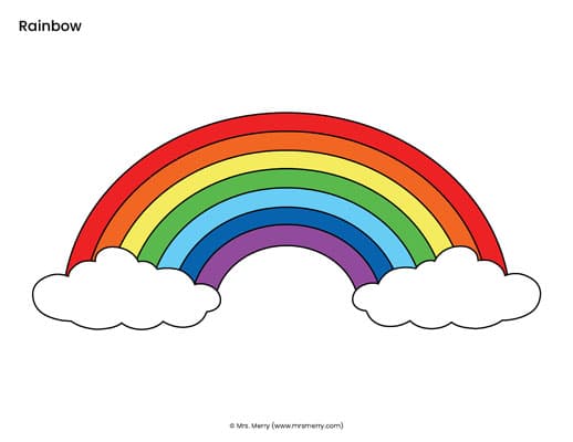 Rainbow Printable