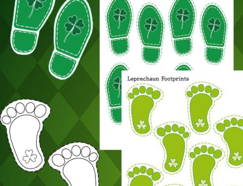 Free Leprechaun Footprints Printable for St. Patrick’s Day