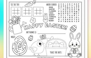 free easter placemats printable