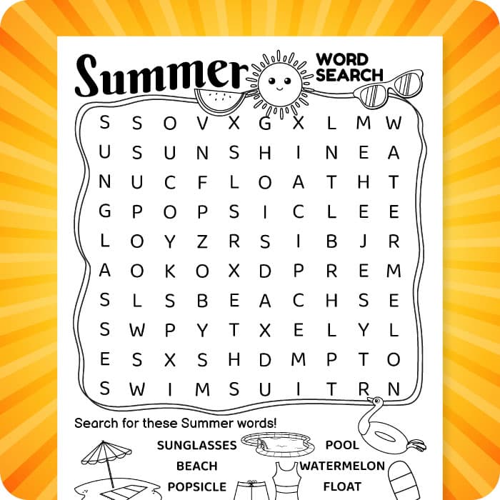 summer puzzle pdf download