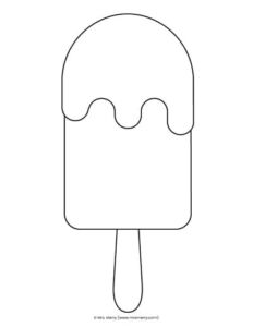 printable popsicle template