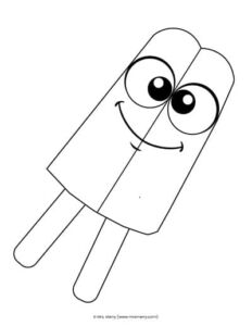 popsicle puppet template