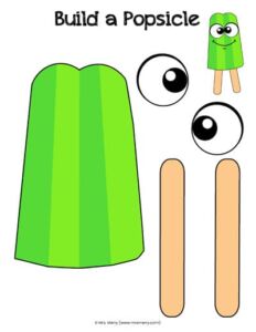 double popsicle template printable
