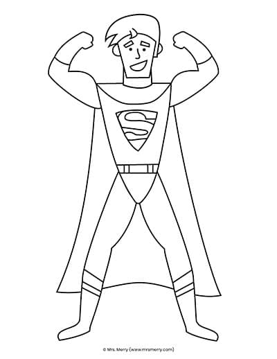Superhero stock vector. Illustration of muscle, body - 55193508