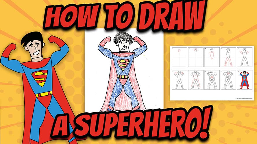 youtube video how to draw a superman