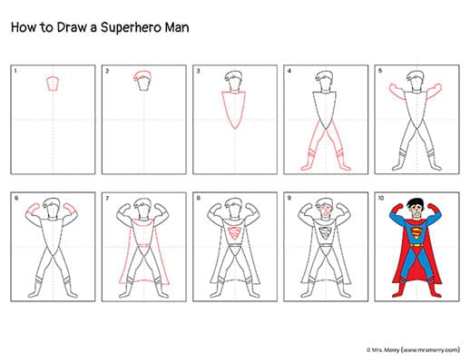 pdf 10 easy steps to draw superheroes