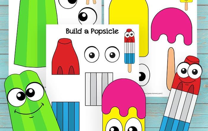 popsicle craft template