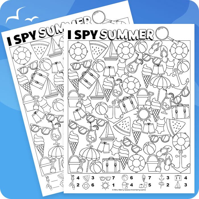 summer printable i spy game