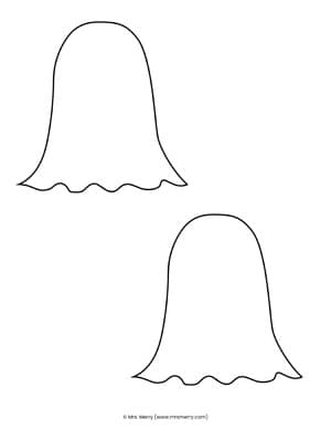 sheet ghost template to print
