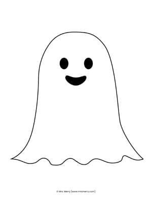 sheet ghost template