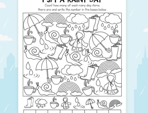 I Spy A Rainy Day Free Printable