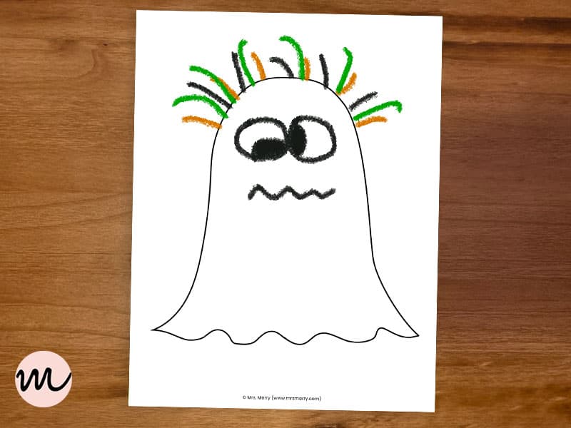 silly ghost face craft