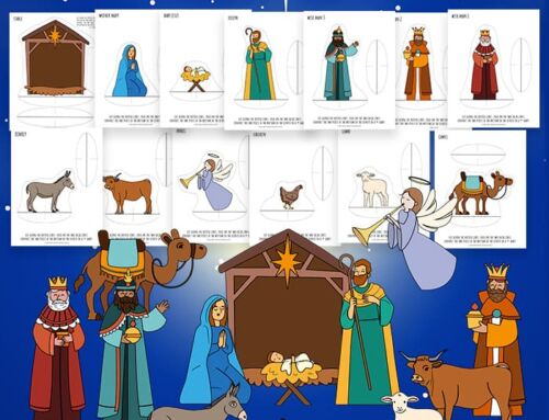 Free Printable Nativity Scene Cutouts
